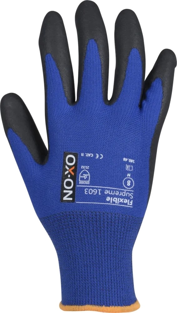 OX-ON Arbetshandske Flexible Supreme 1603, Str 8
