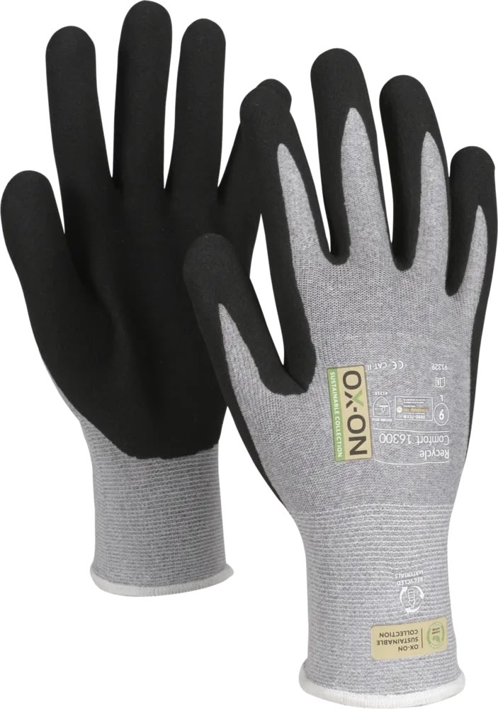 OX-ON Arbetshandske Recycle Comfort 16300, Strl 10