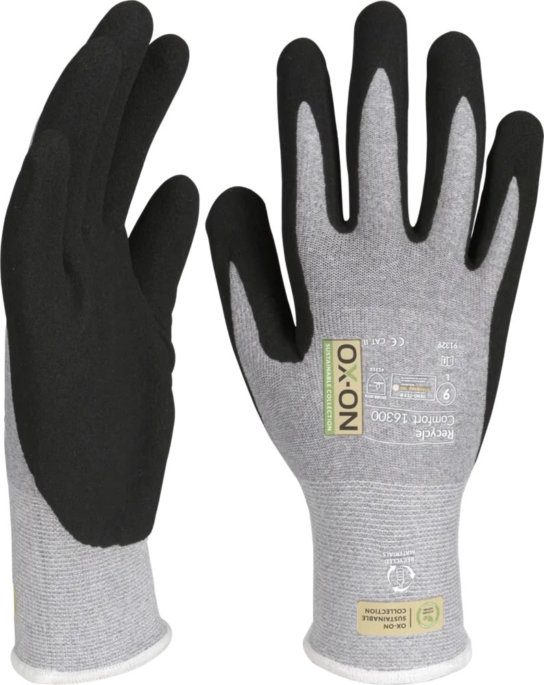 OX-ON Arbetshandske Recycle Comfort 16300, Strl 10