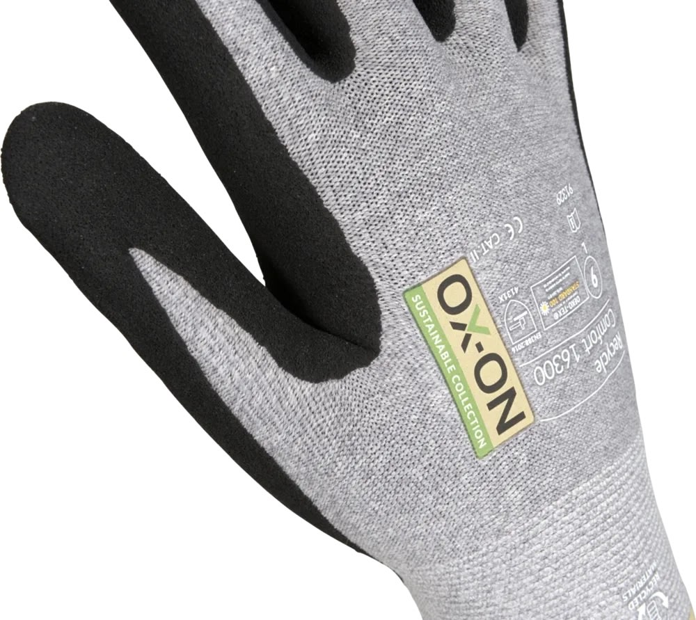 OX-ON Arbetshandske Recycle Comfort 16300, Strl 8