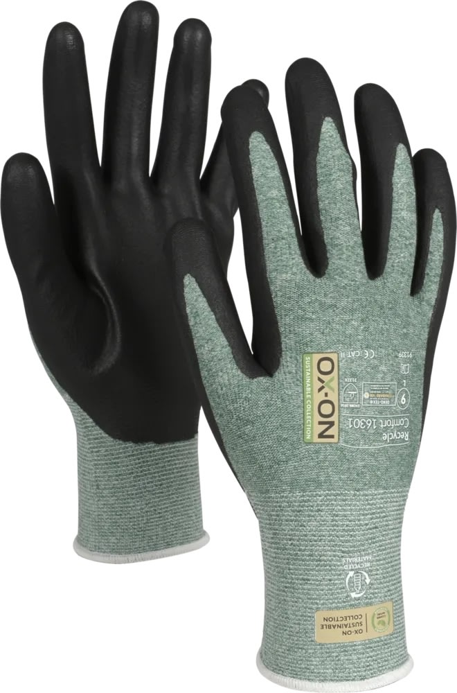 OX-ON Arbetshandske Recycle Comfort 16301, Strl 9