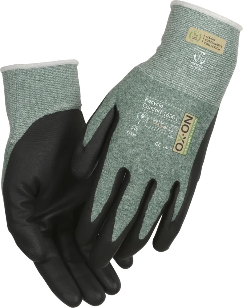 OX-ON Arbetshandske Recycle Comfort 16301, Strl 9