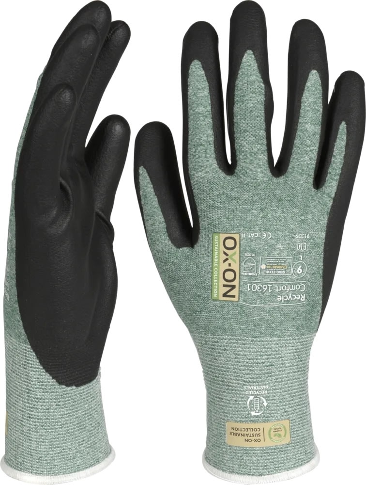 OX-ON Arbetshandske Recycle Comfort 16301, Str 11