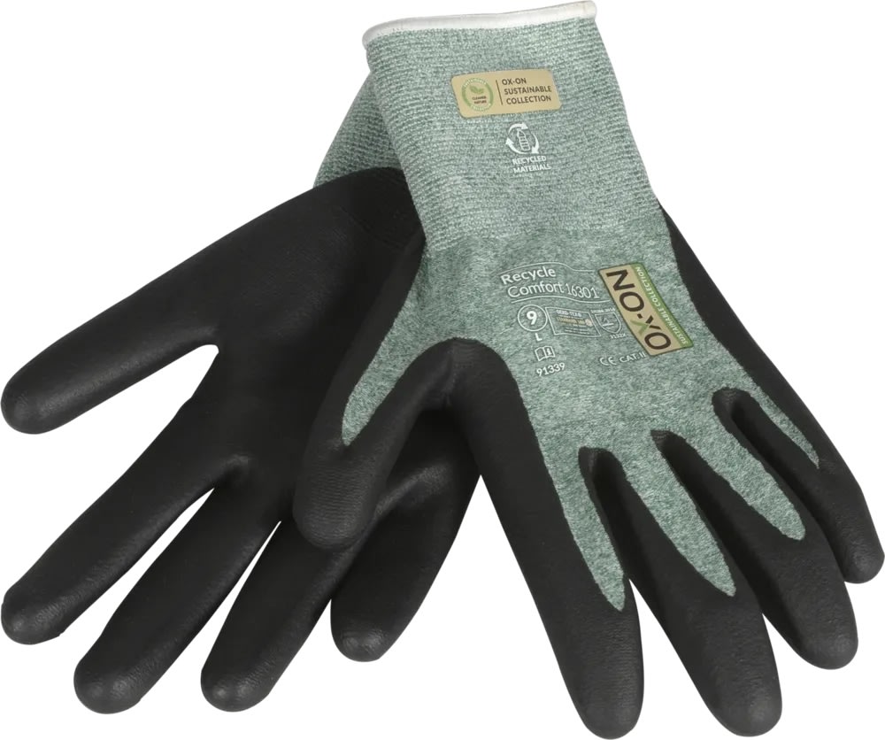 OX-ON Arbetshandske Recycle Comfort 16301, Strl 10