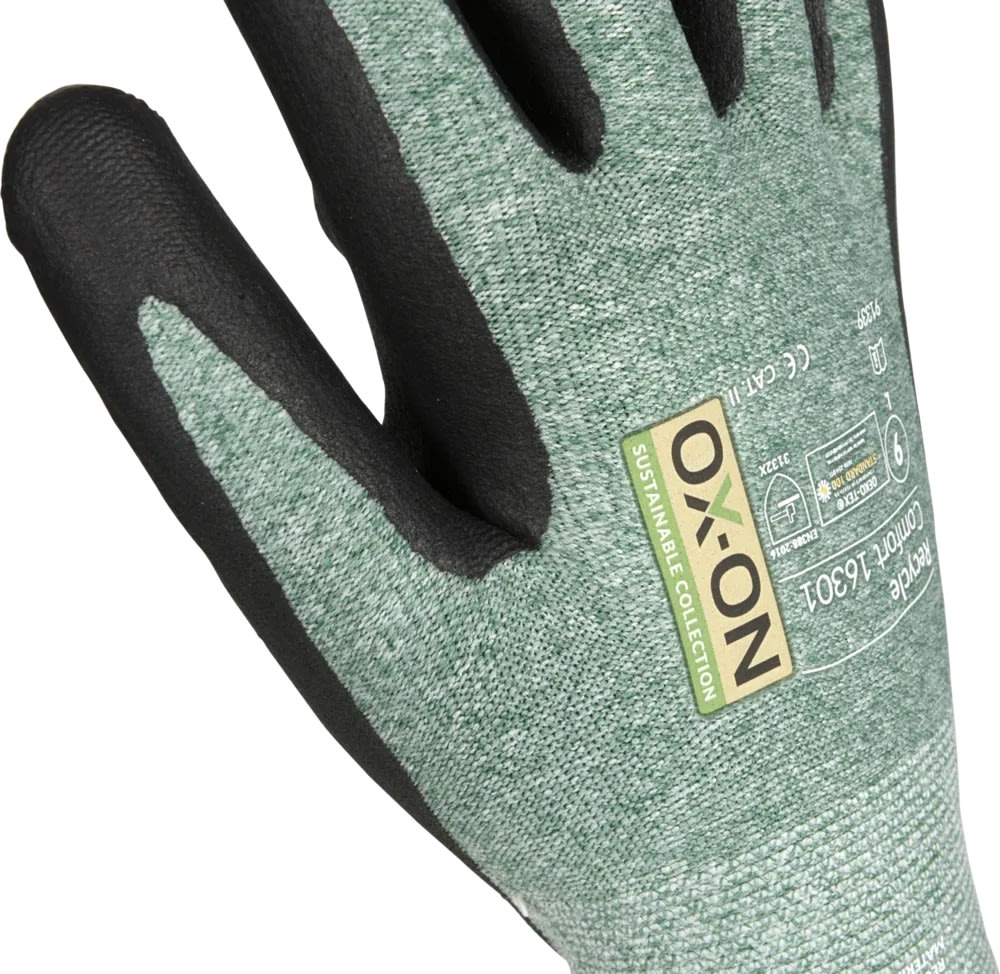 OX-ON Arbetshandske Recycle Comfort 16301, Str 11