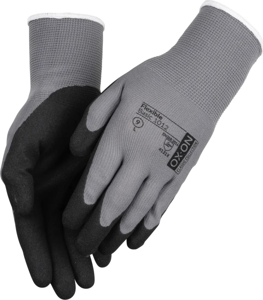OX-ON Arbetshandske Flexible Basic 1012, Strl 9