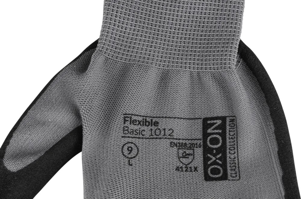 OX-ON Arbetshandske Flexible Basic 1012, Strl 6