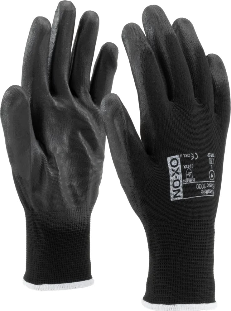 OX-ON Arbetshandske Flexible Basic 1000, Strl 12
