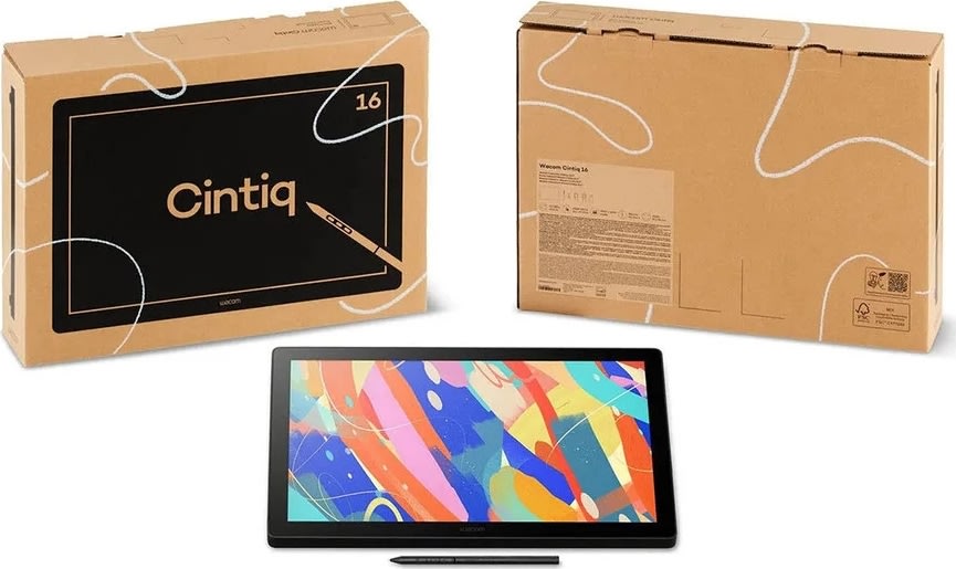 Wacom Display Cintiq 16 (2025), svart