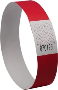 Avery TYVRD-50 Armband | röd | 500 st. | 256x19mm