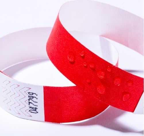 Avery TYVRD-50 Armband | röd | 500 st. | 256x19mm