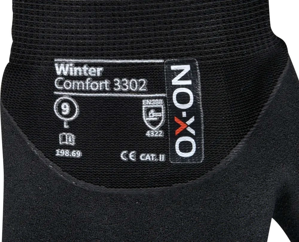 OX-ON Arbetshandske Winter Comfort 3302, Str 11