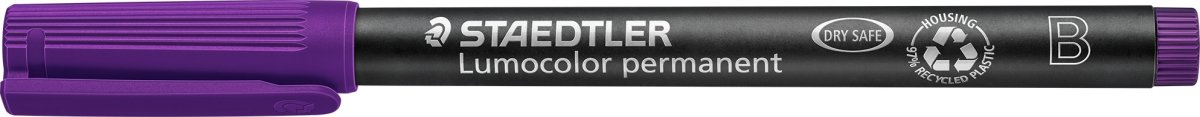 Staedtler Lumocolor 314 Märkpenna B, permanent, li