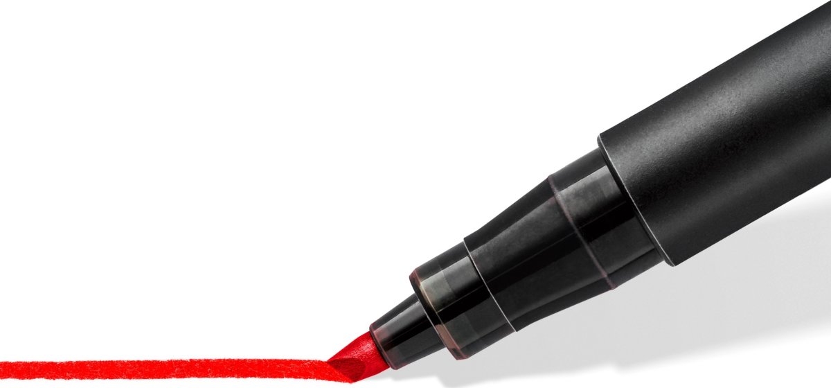 Staedtler Lumocolor 314 Märkpenna B, permanent, rö