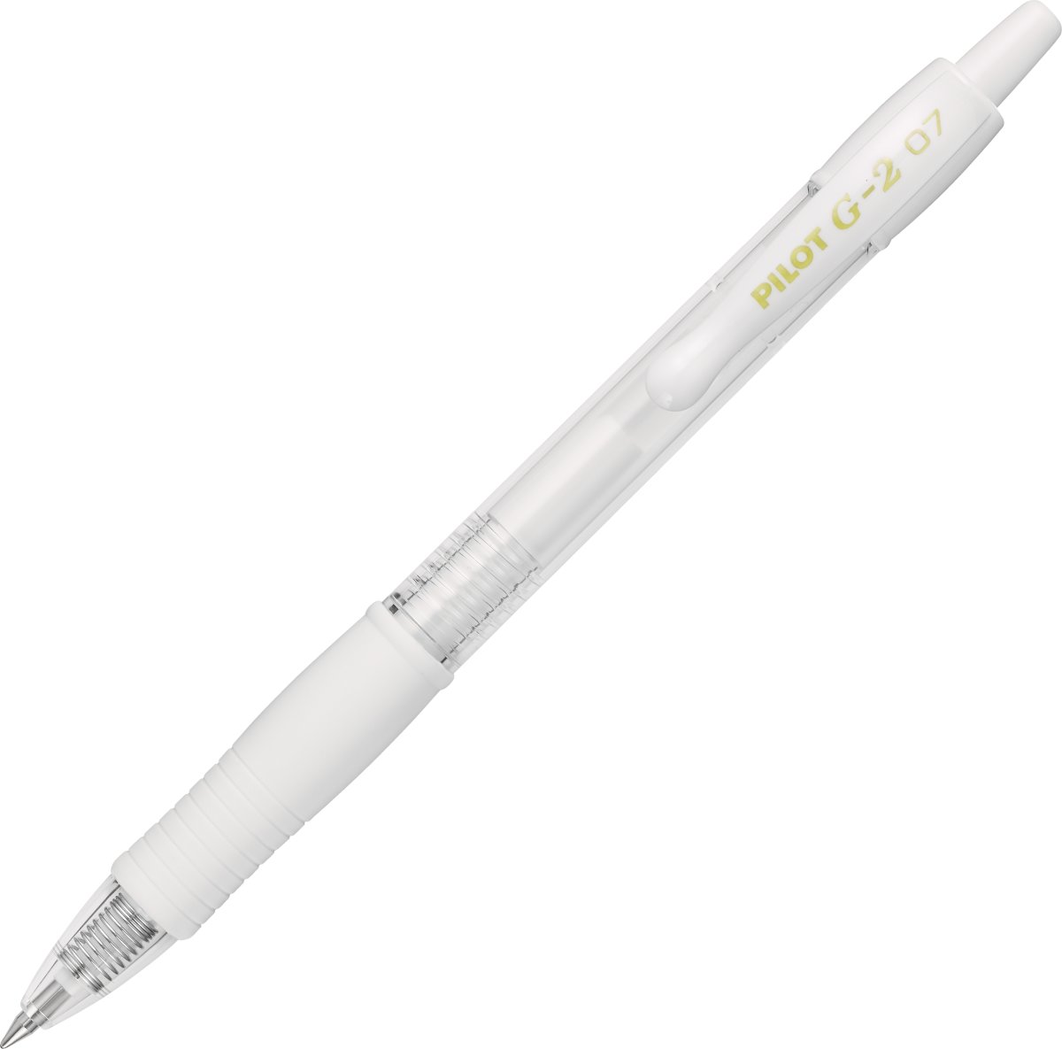 Pilot G-2 gelpenna, 0,7 mm, vit