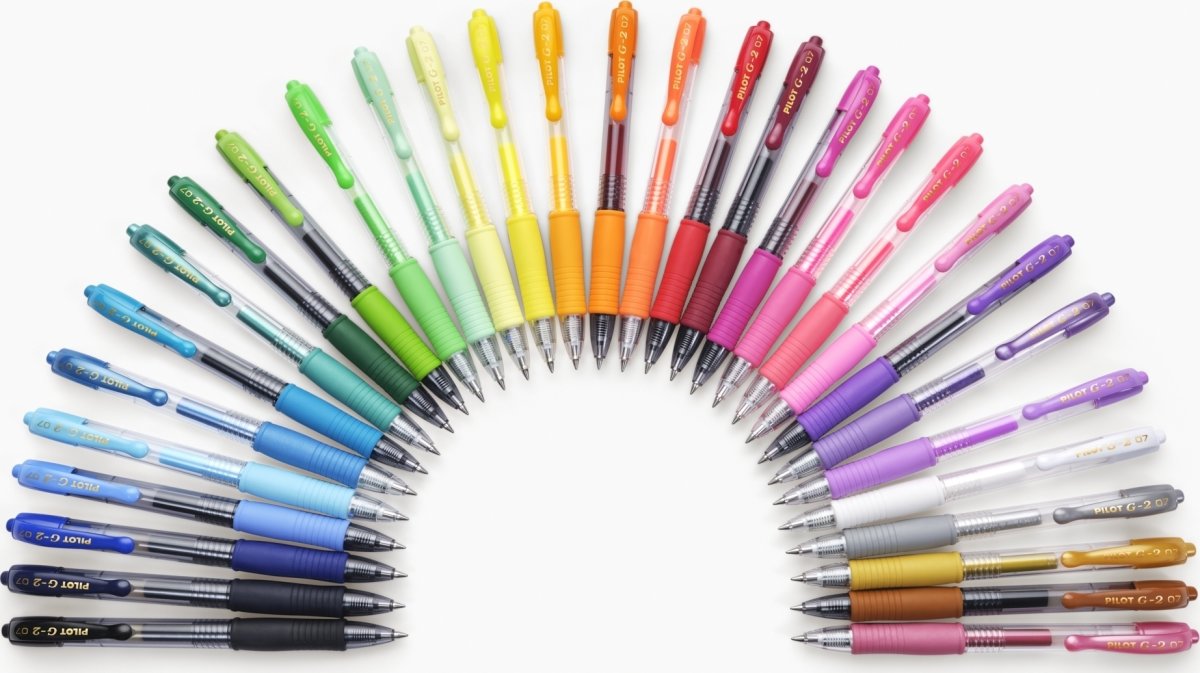 Pilot G-2 gelpenna, 0,7 mm, vit