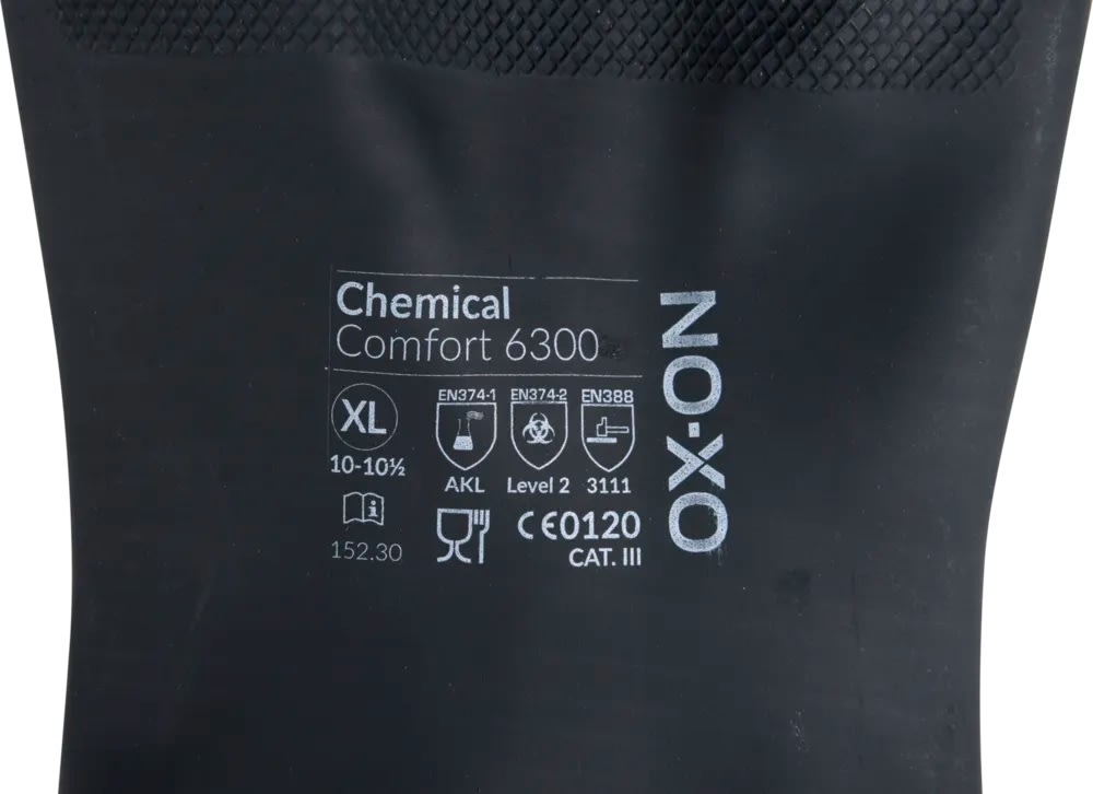 OX-ON Arbetshandske Chemical Comfort 6300, Strl 9