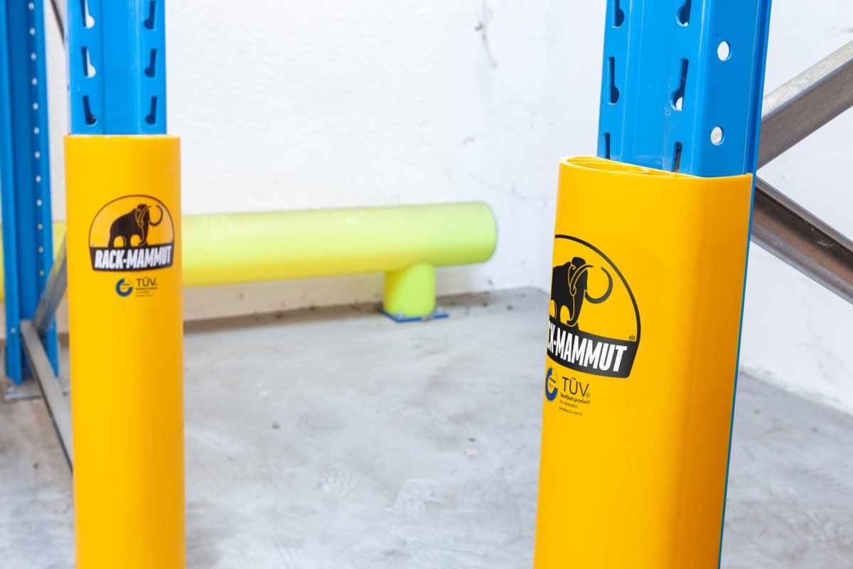 Rack-Mammut påkörningsskydd t.ställning, 600 mm, M