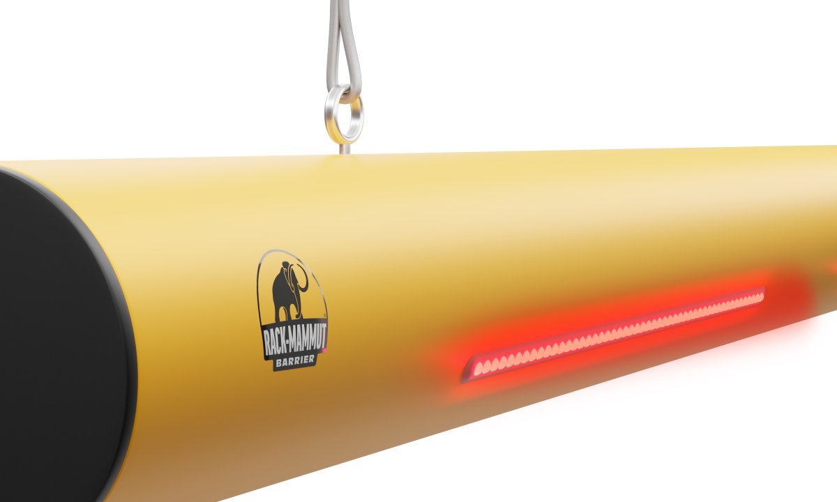 Rack-Mammut höjdbegränsare m/alarm och LED, 2 m