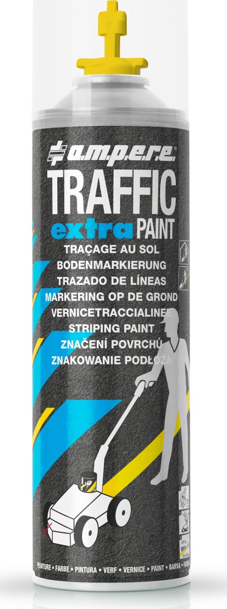 Traffic Extra golvmarkeringsfärg, 500ml, gul