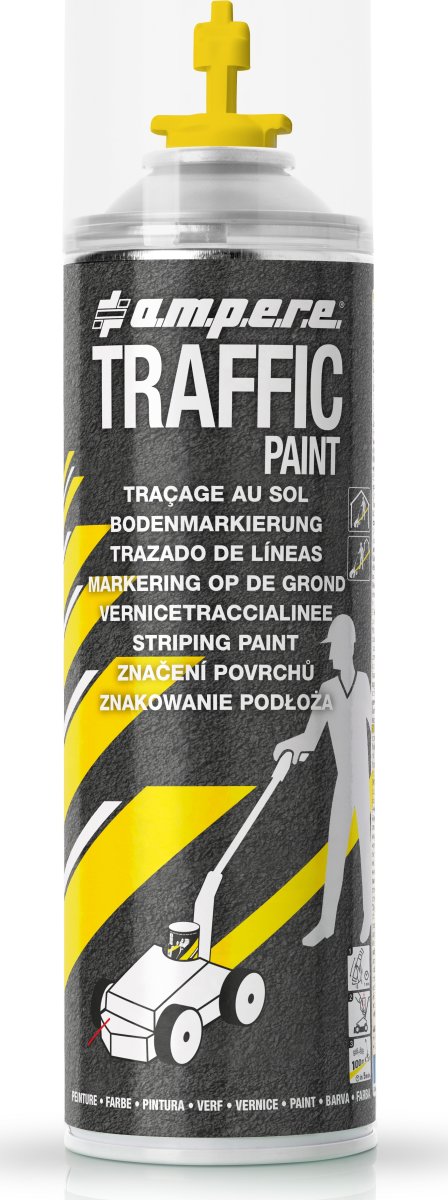 Traffic golvmarkeringsset m/vagn+färg, gul