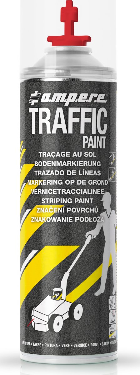 Traffic golvmarkeringsset m/vagn+färg, röd