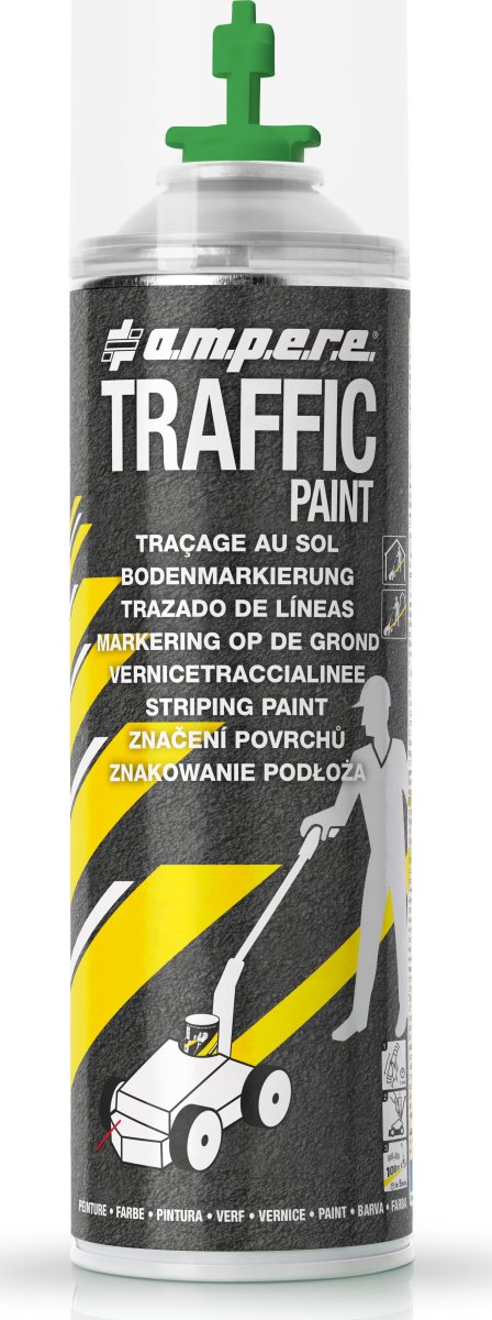 Traffic golvmarkeringsset m/vagn+målning, grön