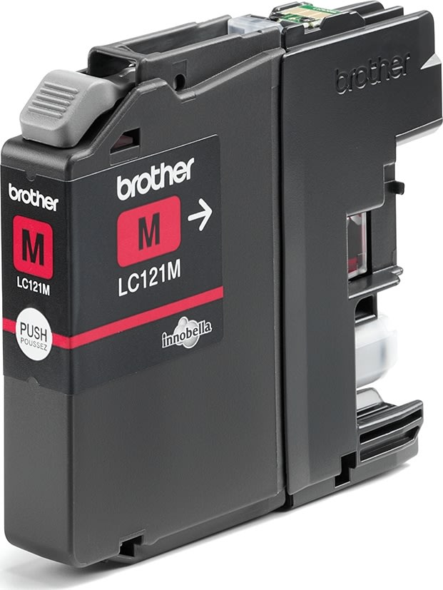 Brother LC121M bläckpatron, magenta, 300 sidor
