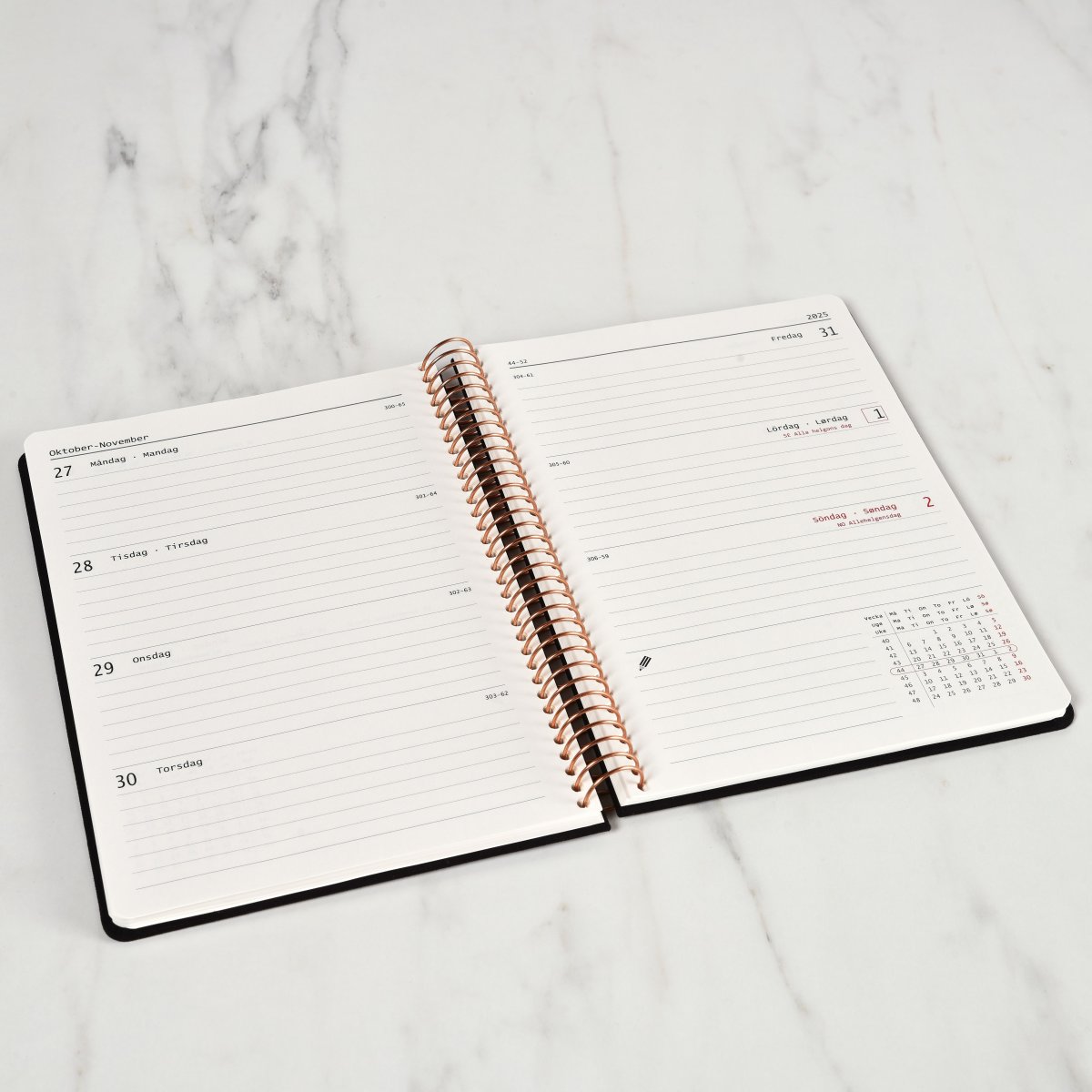 Kozo 2026 Kalender | A5 | Vecka | Svart