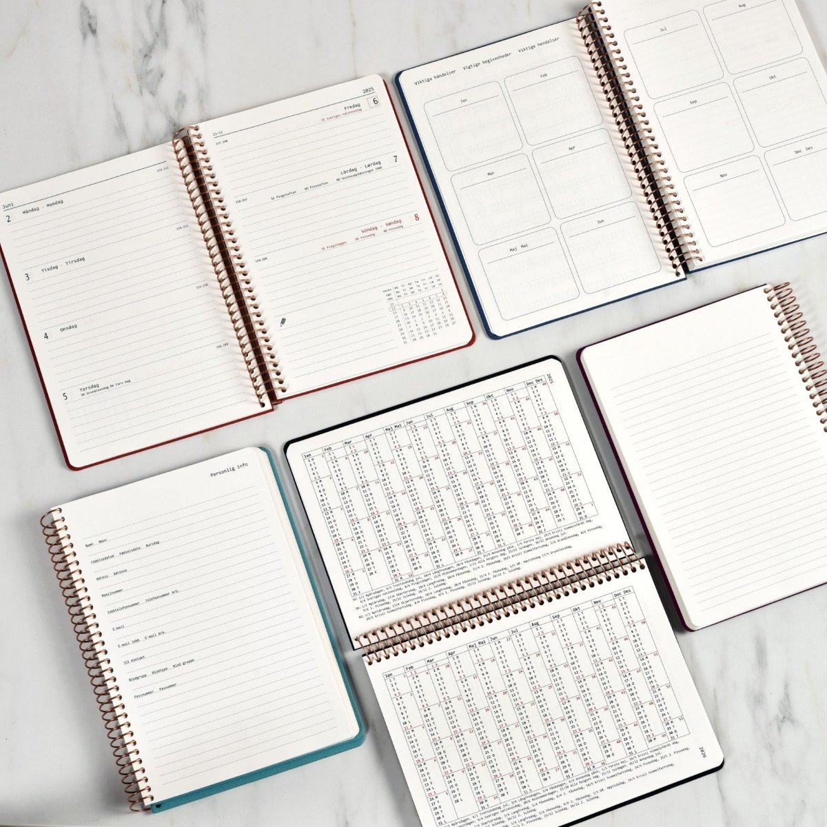 Kozo 2026 Kalender | A5 | Vecka | Sand