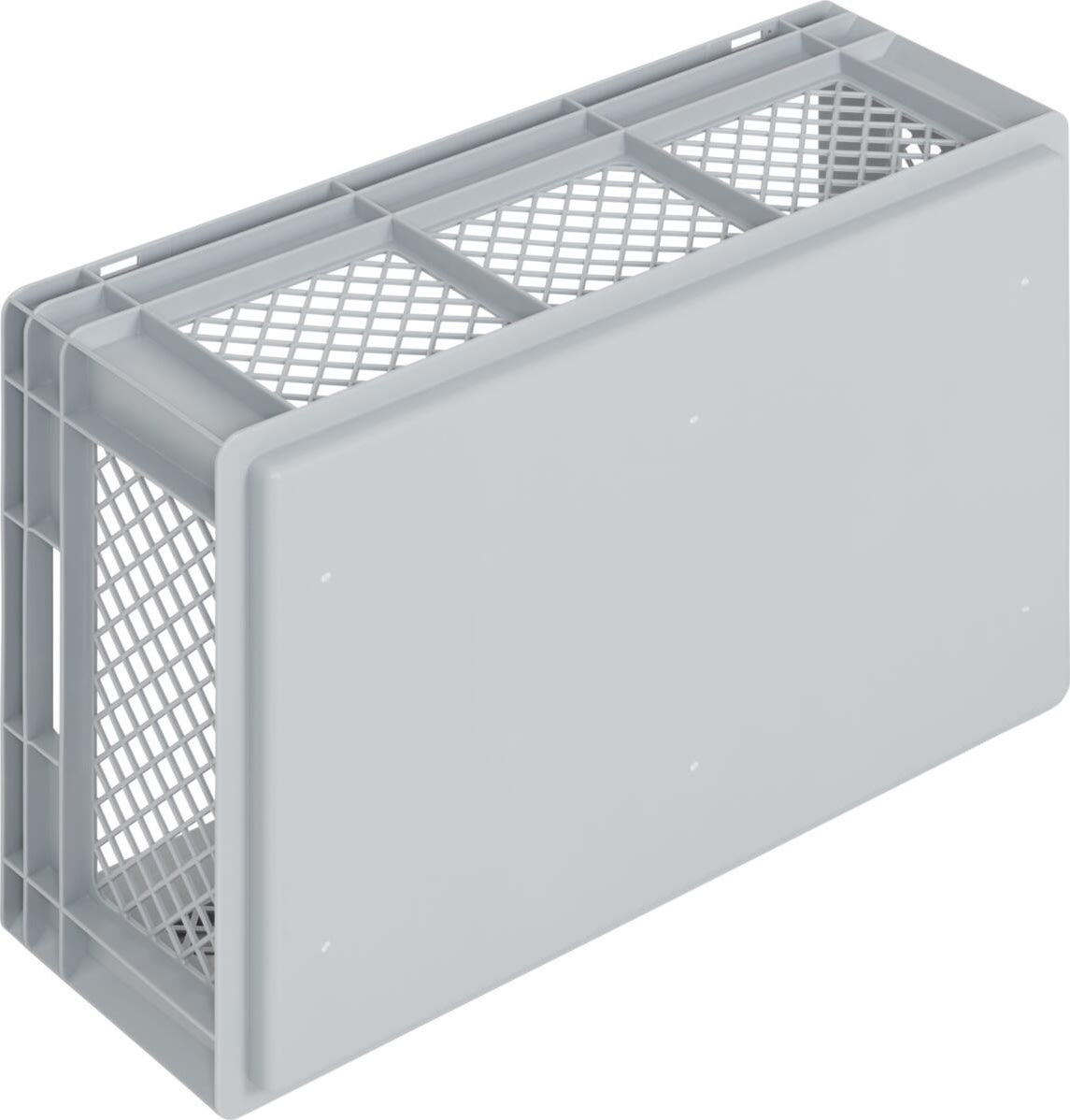 Lagerback, perforerad, 50 liter, (LxBxH) 60x40x23,