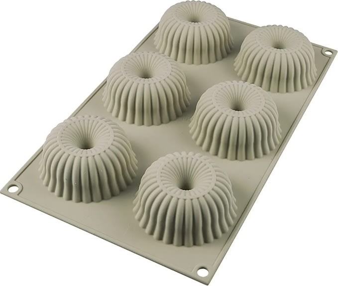 Silikomart 3D Bakform Mini Raggio, Ø6,7 cm, 8,5 cl
