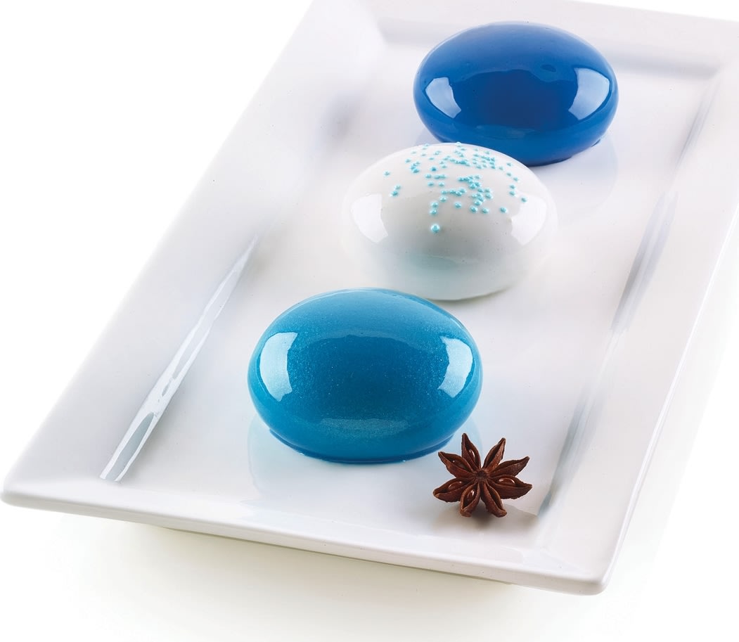 Silikomart 3D Bakform Mini Goccia, Ø6,8cm, 8,8cl