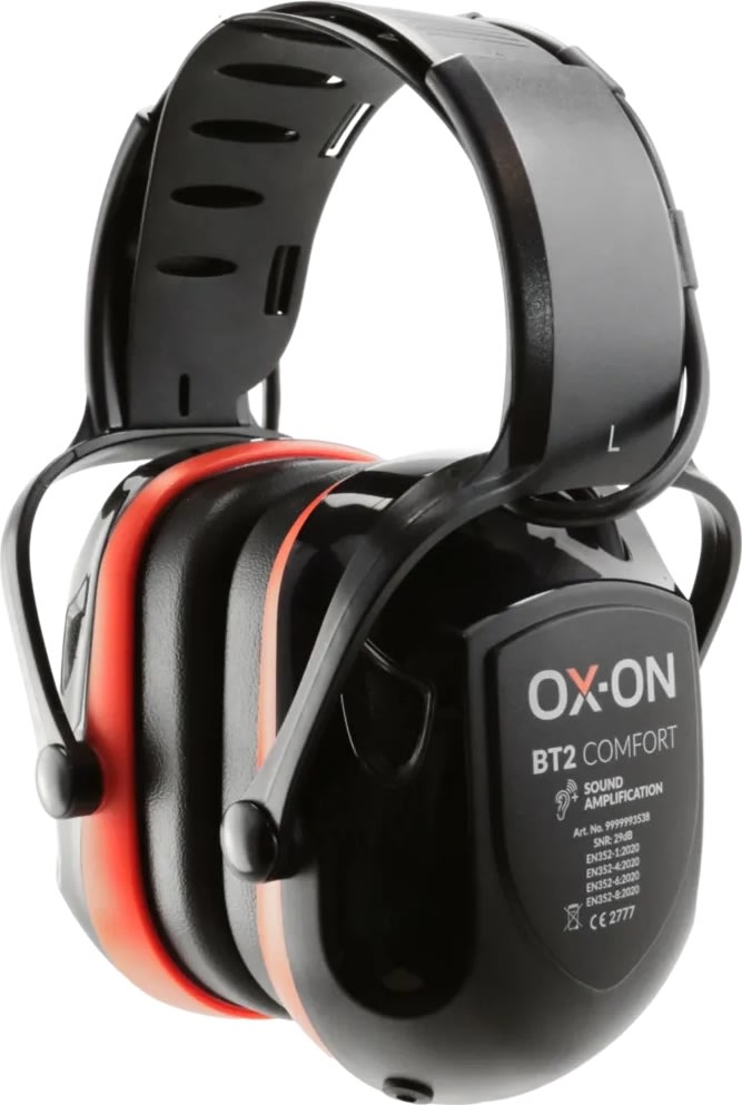 OX-ON Hörselskydd/Comfort BT2/Bluet./Medhör, 29dB