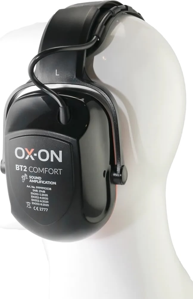 OX-ON Hörselskydd/Comfort BT2/Bluet./Medhör, 29dB