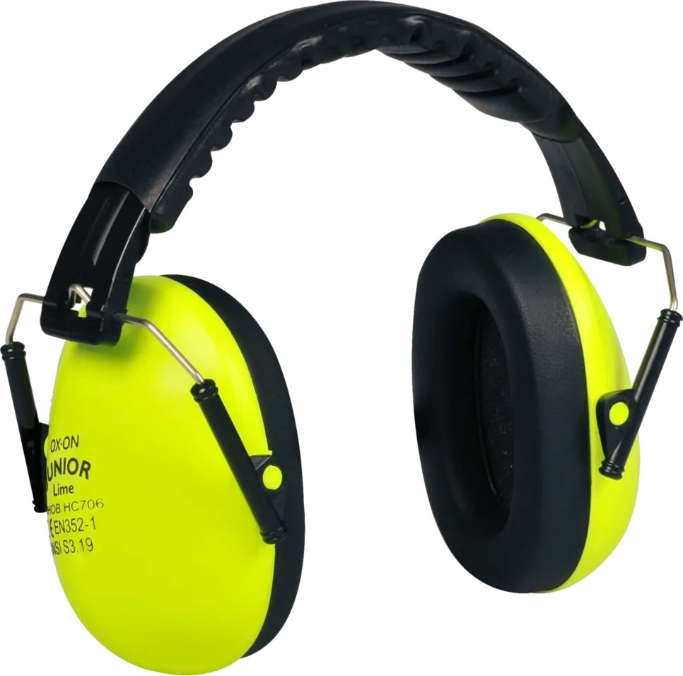 OX-ON Hörselskydd Junior Basic Lime, 25 dB