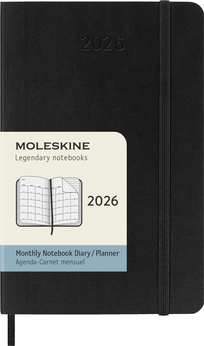 Moleskine 2026 Kalender | S | Månad | Poc.