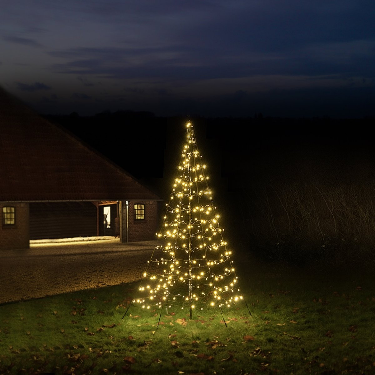 Starlight ljusslinga med stång, 2 m, 300 LED