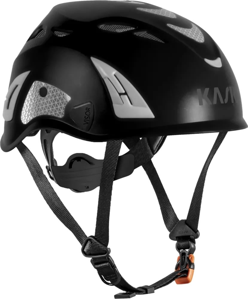 Kask Skyddshjälm Superplasma HI-VIZ, Svart
