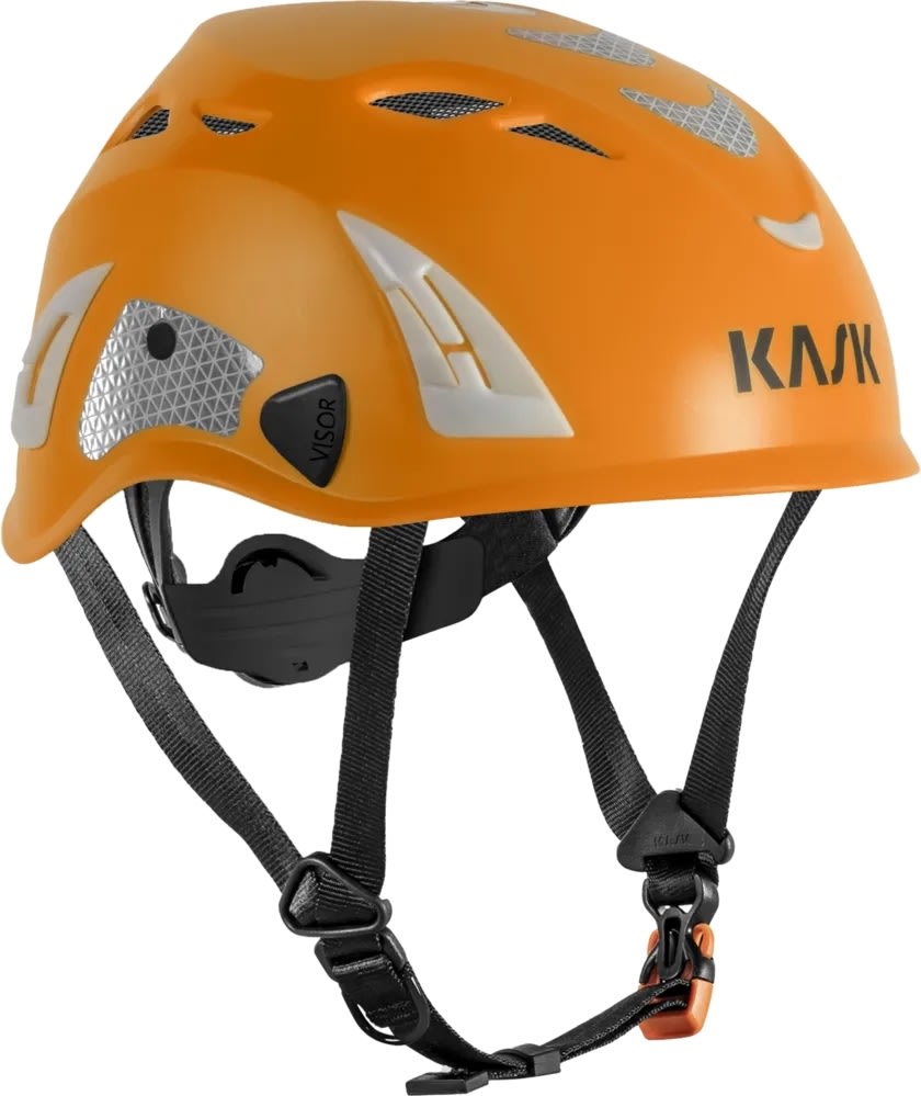Kask Skyddshjälm Superplasma HI-VIZ, Orange