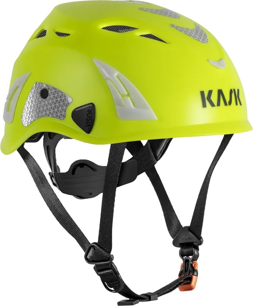 Kask Skyddshjälm Superplasma HI-VIZ, Gul