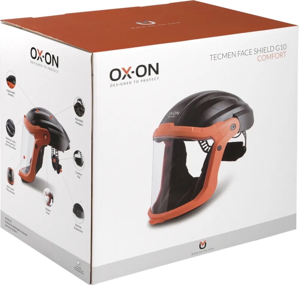 OX-ON Ansiktsskärm f/Turboenhet TECMEN G10 Comfort