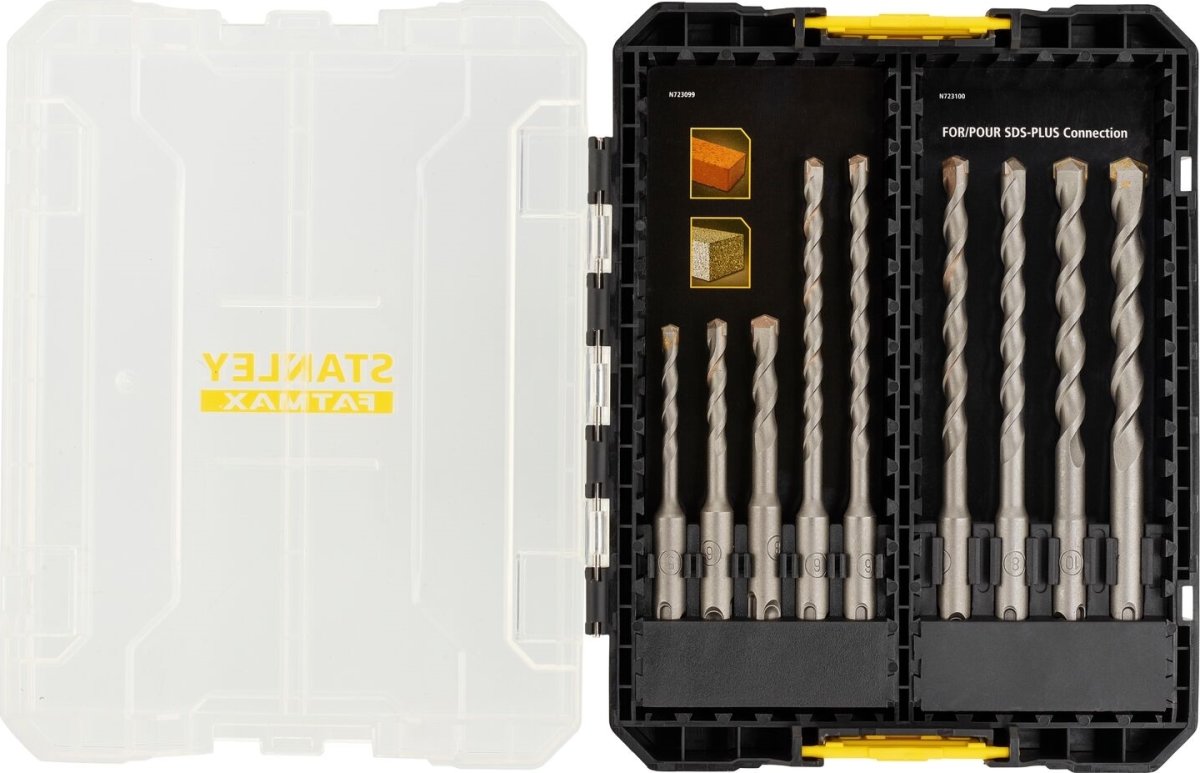 Stanley Murborrsats SDS, 110/160 mm, 9 delar