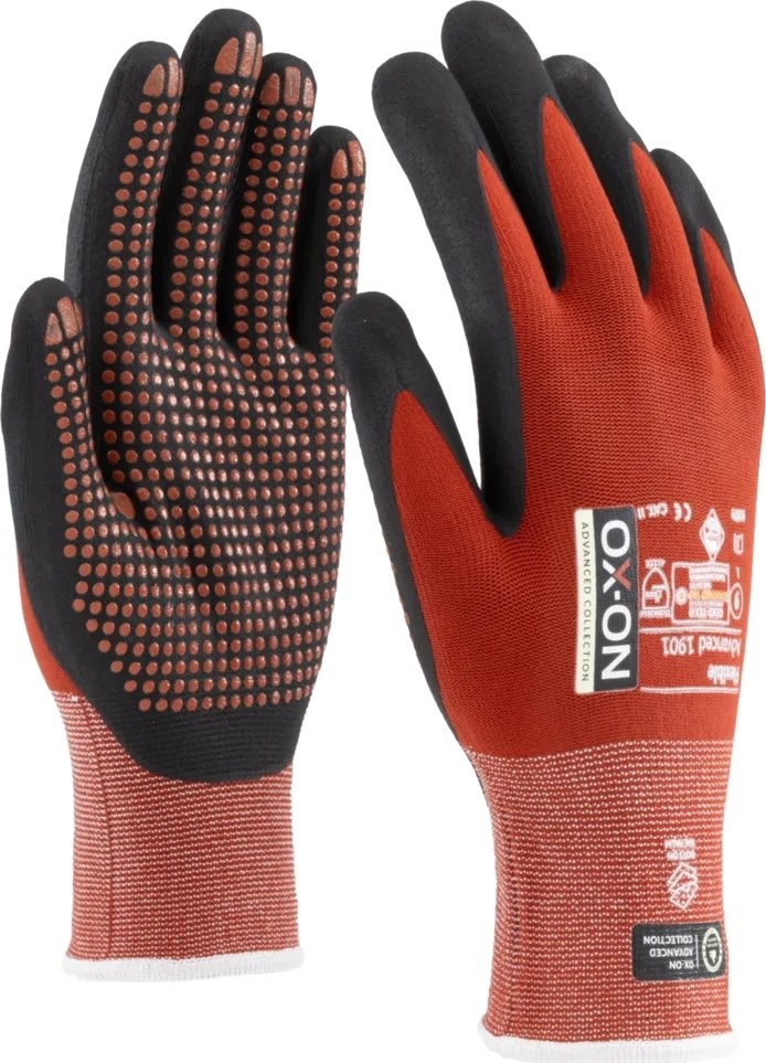 OX-ON Arbetshandske Flexible Advanced 1901,Stl 11