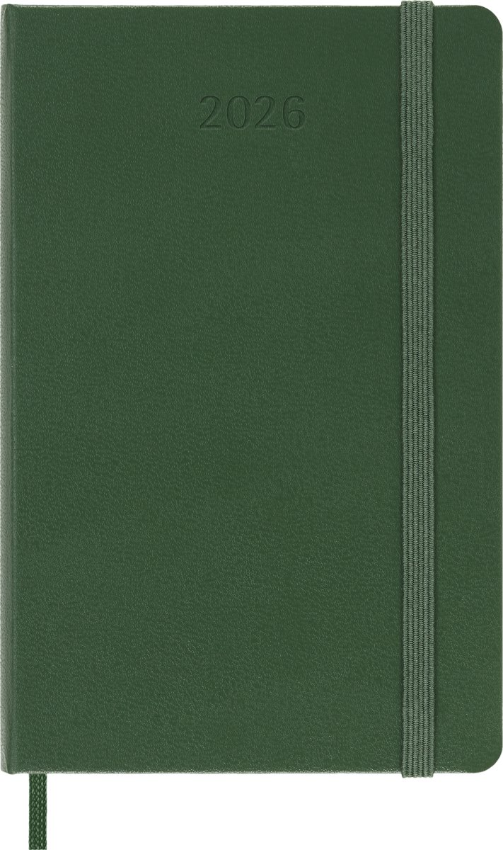 Moleskine 2026 Kalender | H | Dag | Poc. | Grön