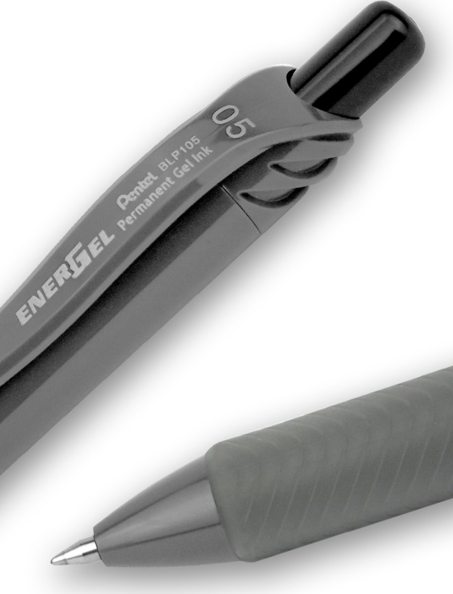 Pentel Energel BLP105 Dokumentpenna | Perm | Svart