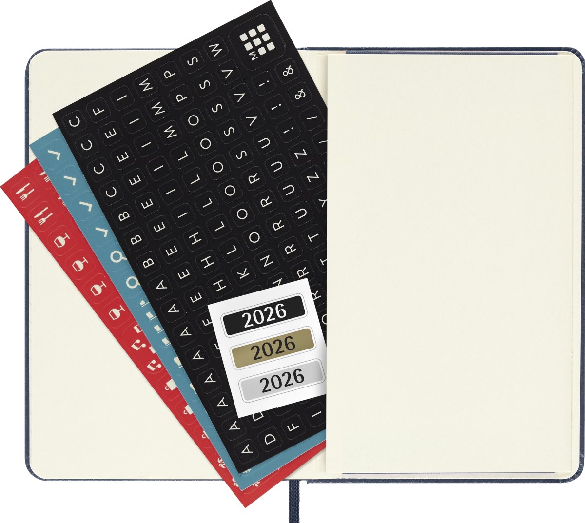 Moleskine 2026 Kalender | H | Dag | Pock. | Blå