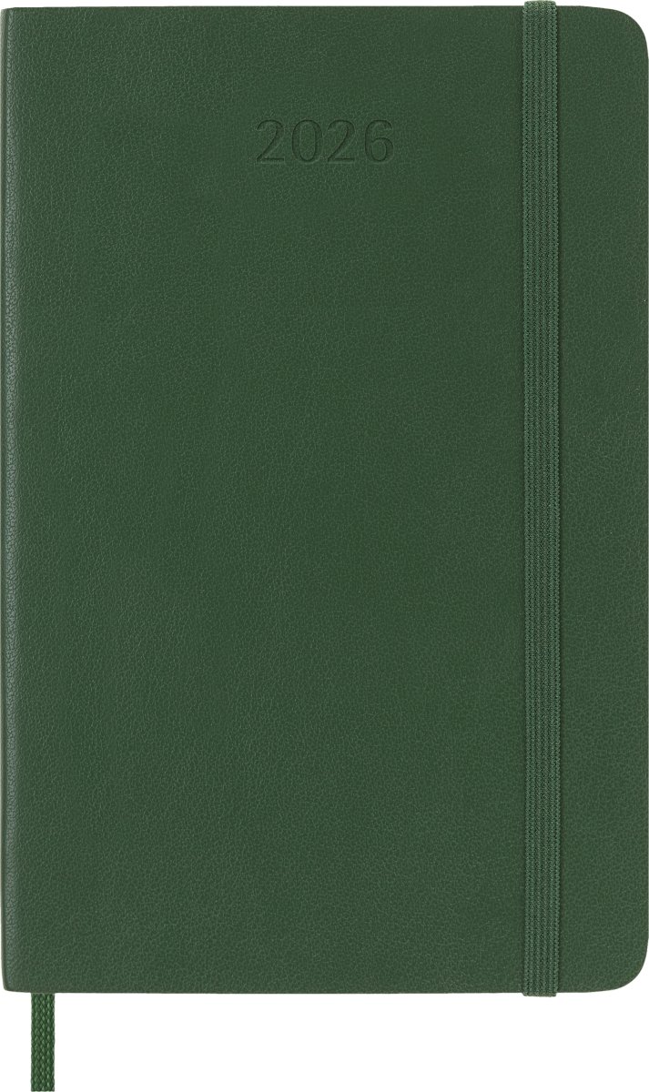 Moleskine 2026 Kalender | S | Dag | Poc. | Grön