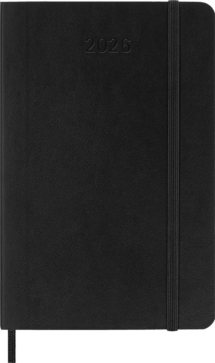Moleskine 2026 Kalender | S | Dag | Poc. | Svart