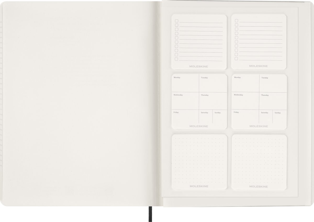 Moleskine 2026 Kalender | Ess. | Veckovy | Svart